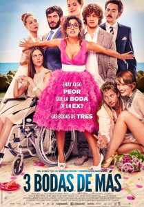 El cine de verano proyectará mañana 3 bodas de más