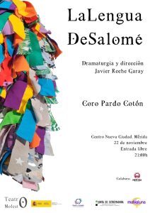 El Centro Cultural de Nueva Ciudad acoge este viernes el espectáculo “La lengua de Salomé” con entrada gratuita