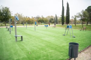 Mérida cuenta desde hoy con dos nuevas áreas biosaludables en la zona de Pancaliente y en el parque del Albarregas
