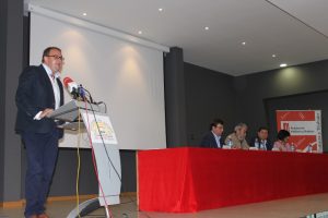 El alcalde asiste a la inauguración de la Escuela de Verano de la UGT de Extremadura