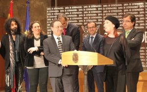 Veronica Forqué, Paloma San Basilio, Estrella Morente, Melani Olivares y Ara  Malikian, en el 62 Festival de Teatro Clásico
