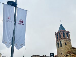 Un gran espectáculo de fuegos artificiales, en la Basílica de Santa Eulalia, culminará la procesión extraordinaria de la Patrona de Mérida
