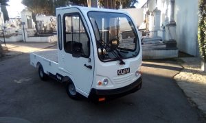 Recepcionado el nuevo vehículo eléctrico para el Cementerio Municipal