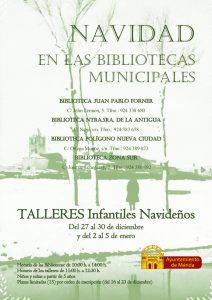 Las bibliotecas municipales celebran la Navidad