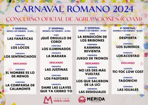 El domingo se abre la venta online para las entradas de las Semifinales del Carnaval Romano y el concurso de Juveniles