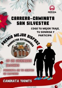 La Caminata de los Mayores abre la carrera de la San Silvestre que se celebra esta tarde