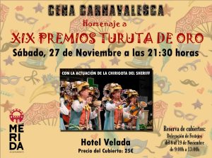 Festejos destaca la buena acogida en los primeros días de reserva de entradas para asistir a la cena homenaje a las Turutas de Oro