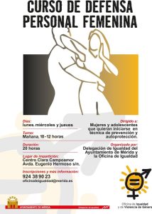 Igualdad inicia el lunes un curso de defensa personal femenina