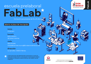 La Escuela Digital del Ayuntamiento de Mérida, gestionada por Fundación Don Bosco dará comienzo el 10 de abril