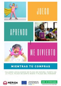 Actividades infantiles, esta tarde en el centro de la ciudad, del Plan de Dinamización para el Comercio