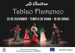 El Tablao flamenco de La Cantera ofrece de nuevo su arte en el Templo de Diana