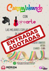 Entradas agotadas para "Carnavaleando"