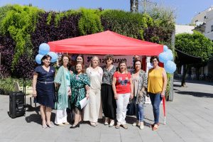 Día Internacional de la Fibromialgia en la Plaza de España organizado por Afibromerida