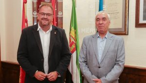 Mérida y Évora refuerzan su relación institucional ante el nombramiento de la ciudad portuguesa como Capital Europea de la Cultura en 2027
