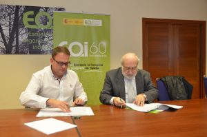 El Ayuntamiento y la Escuela de Organización Industrial firman un convenio para realizar acciones de formación en espacios de coworking