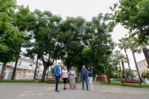 Finaliza la remodelación y rehabilitación del parque de la barriada de Cruzcampo y San Antonio