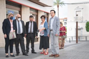 El presidente del Foro Europeo de la Discapacidad ha visitado las actuaciones que el Ayuntamiento de Mérida ha implantado en materia de accesibilidad