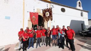 Peregrinos emeritenses recibieron, en Úbeda, a los peregrinos totaneros en la mitad del nuevo Camino Eulaliense “Totana-Mérida”