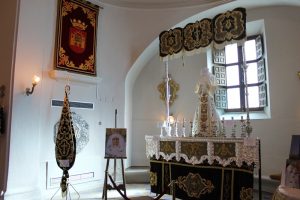 El Parador acoge una exposición de bordados de Fernando González Guillén, fallecido el pasado mes de noviembre