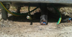 Un robo de cable deja sin luz un tramo de la carretera del lago de Proserpina