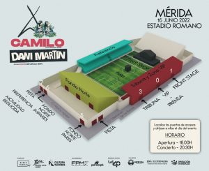La delegación de Seguridad Ciudadana establece una serie de recomendaciones para el concierto de Camilo y Dani Martín