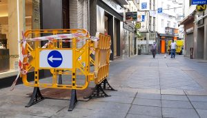 El lunes comienzan, en horario nocturno, los trabajos de reparación de baldosas en la calle Santa Eulalia y adyacentes