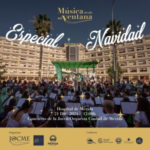 Especial Navidad en el Hospital de la Joven Orquesta Ciudad de Mérida y la Banda de Música el sábado