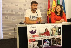 Nacho Campillo, Alejo Stivel, Aliados, Juan Peña y Consuelo, en las noches de feria en la Alcazaba