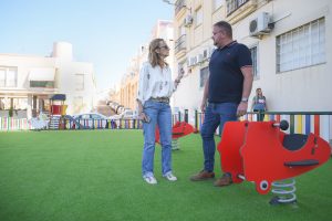 Finalizan los trabajos de mejora y adecuación del parque de la calle Pintor Morales