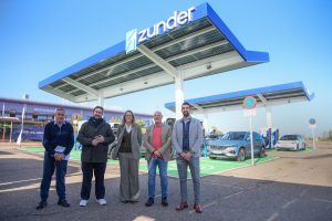 La nueva estación de carga de vehículos eléctricos en la A66 es la de mayor potencia de la región