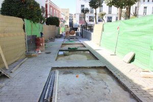 Las obras del centro histórico estarán terminadas antes de Semana Santa