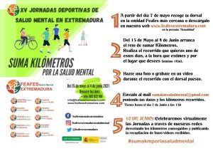 Feafes Salud Mental de Extremadura vuelve a convocar sus Jornadas Deportivas Regionales