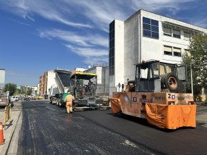 Trabajos de asfaltado mañana jueves en la Avenida Lusitania