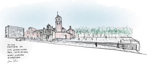 El Ayuntamiento plantea la creación de la gran Plaza de Santa Eulalia de Mérida en torno a su Basílica