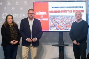 El alcalde presenta la puesta en marcha de las nuevas actuaciones de plataforma única de la Rambla, Puerta de la Villa, Suárez Somonte y calles aledañas que culminará el proyecto de Gobierno de transformar la ciudad con un corredor turístico accesible