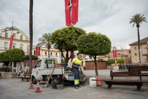 El dispositivo de limpieza para Semana Santa contará con baldeos diarios en los recorridos procesionales y refuerzos en el servicio