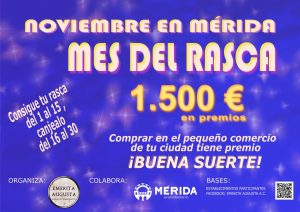 La Asociación de Comerciantes pone en marcha la campaña ‘Rasca y Gana’ que repartirá 1.500 euros en premios directos