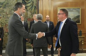 Su Majestad el Rey recibe a los alcaldes de las Ciudades Patrimonio de la Humanidad de España