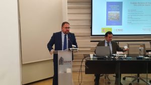 El alcalde presenta en Roma el II volumen de Ciudades Romanas de Hispania, patrocinado por el Ayuntamiento donde la ciudad se alza como uno de los grandes exponentes del mundo romano en España