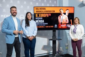 El sábado 29 de noviembre, la Plaza de España acogerá la gran fiesta “Hola Mérida, arranca la Navidad con Europa FM con la participación de Djs nacionales y locales