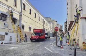 Culminan los trabajos de soterramiento del cableado aéreo de Camilo José Cela, Arzobispo Mausona y Valverde Lillo
