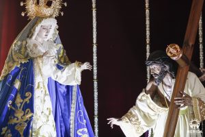 Tres Caídas y Nazareno en la noche del Miércoles Santo