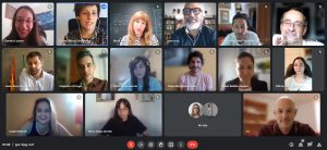 El delegado de formación, Julio César Fuster, ha participado hoy en una videoconferencia con los participantes en la Lanzadera Conecta Empleo de Mérida.