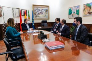 El Alcalde recibe al Secretario de Estado para la UE del Gobierno de España