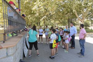 El Alcalde visita los campamentos urbanos en Proserpina y el Parque de las VII Sillas que cuentan con 480 plazas durante julio y agosto