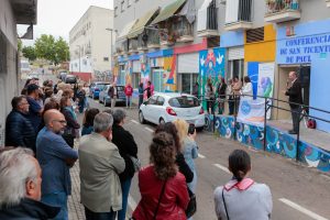 La Conferencia de San Vicente de Paúl abre su nueva sede en la barriada de San Lázaro con la presencia de la delegada de Participación Ciudadana, Susana Fajardo, y la de Igualdad de Oportunidades entre Mujeres y Hombres, Ana Aragoneses