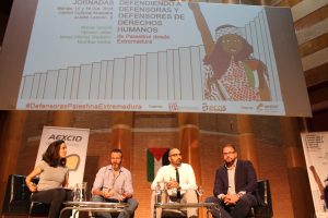 Mérida acoge las jornadas “Defendiendo a defensoras y defensores de los Derechos Humanos en Palestina”