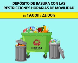 Limpieza recuerda que los residuos sólidos urbanos deben depositarse en los contenedores de 19 a 23 horas