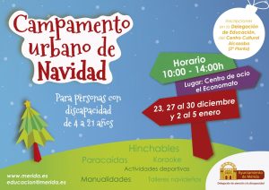 El ayuntamiento oferta un nuevo campamento para personas con discapacidad en El economato