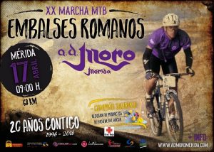 La marcha Embalses romanos  de la A.D. Moro Mérida, saldrá el domingo del velódromo municipal